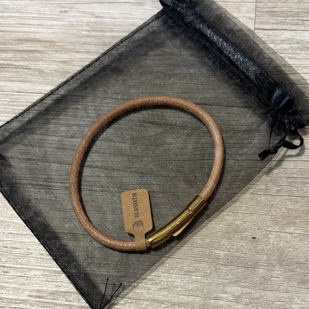 Brown and Gold Men's Bracelet